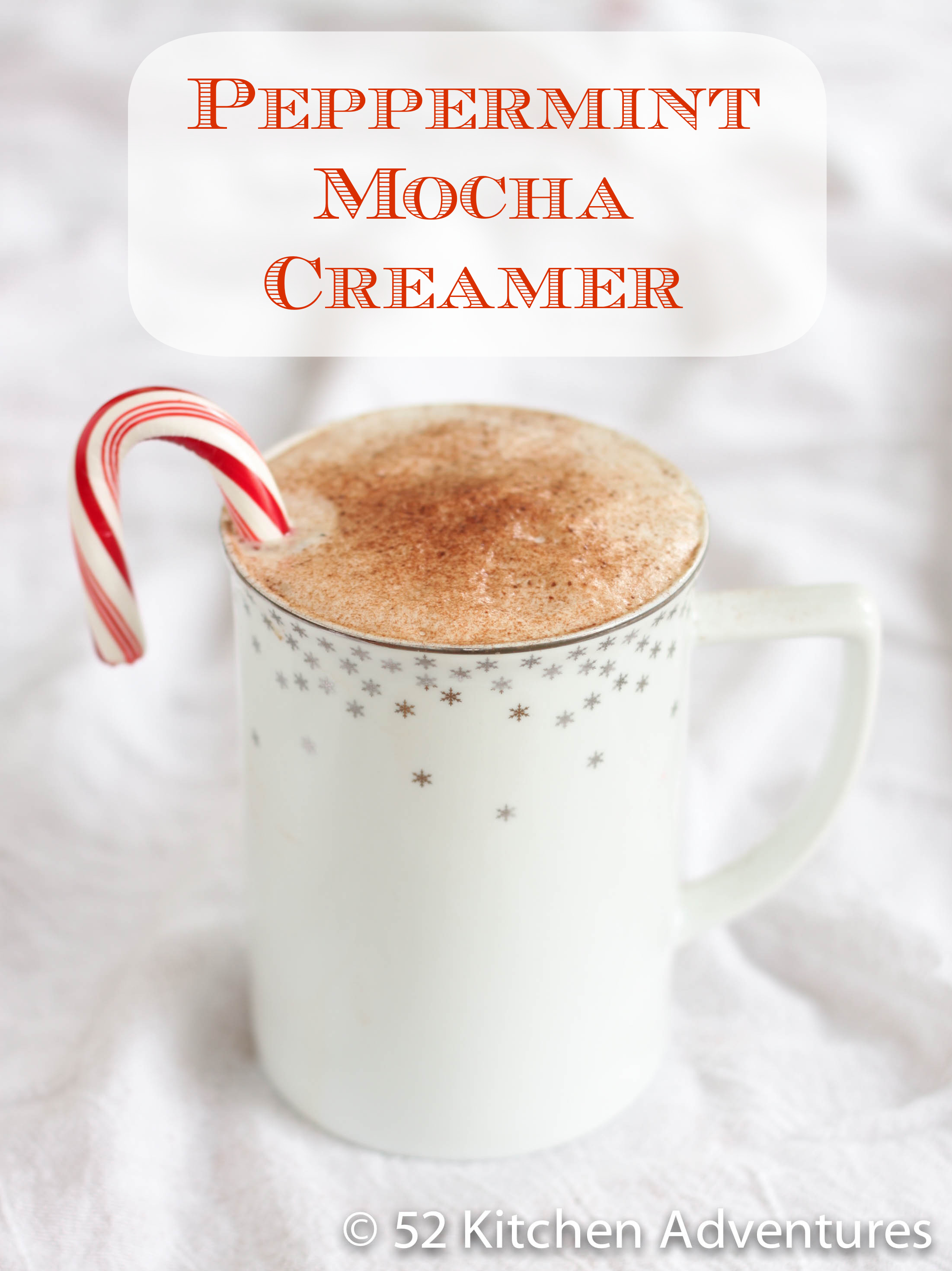 DIY Peppermint Chocolate Creamer