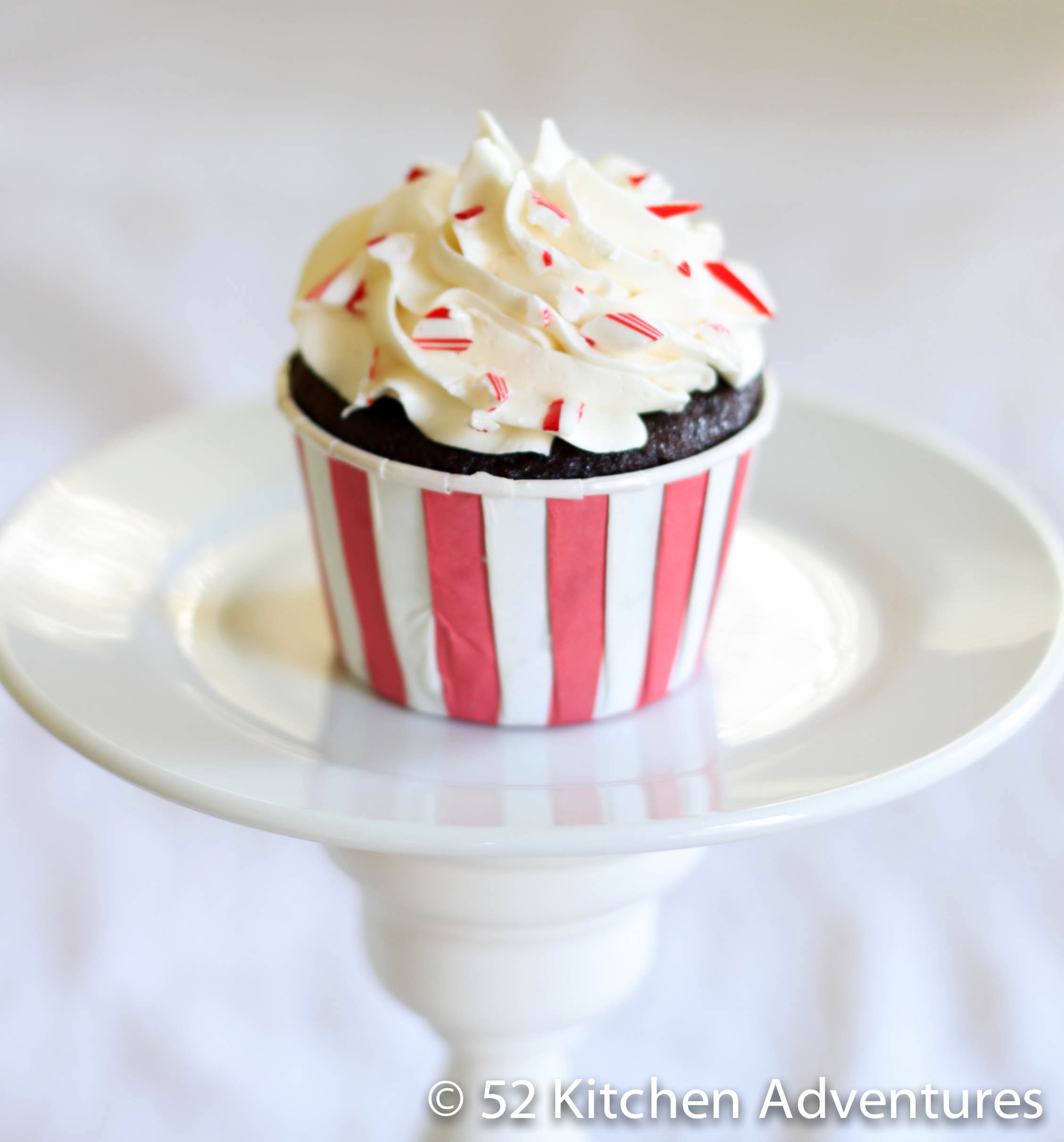 Peppermint Hot Cocoa Cupcake