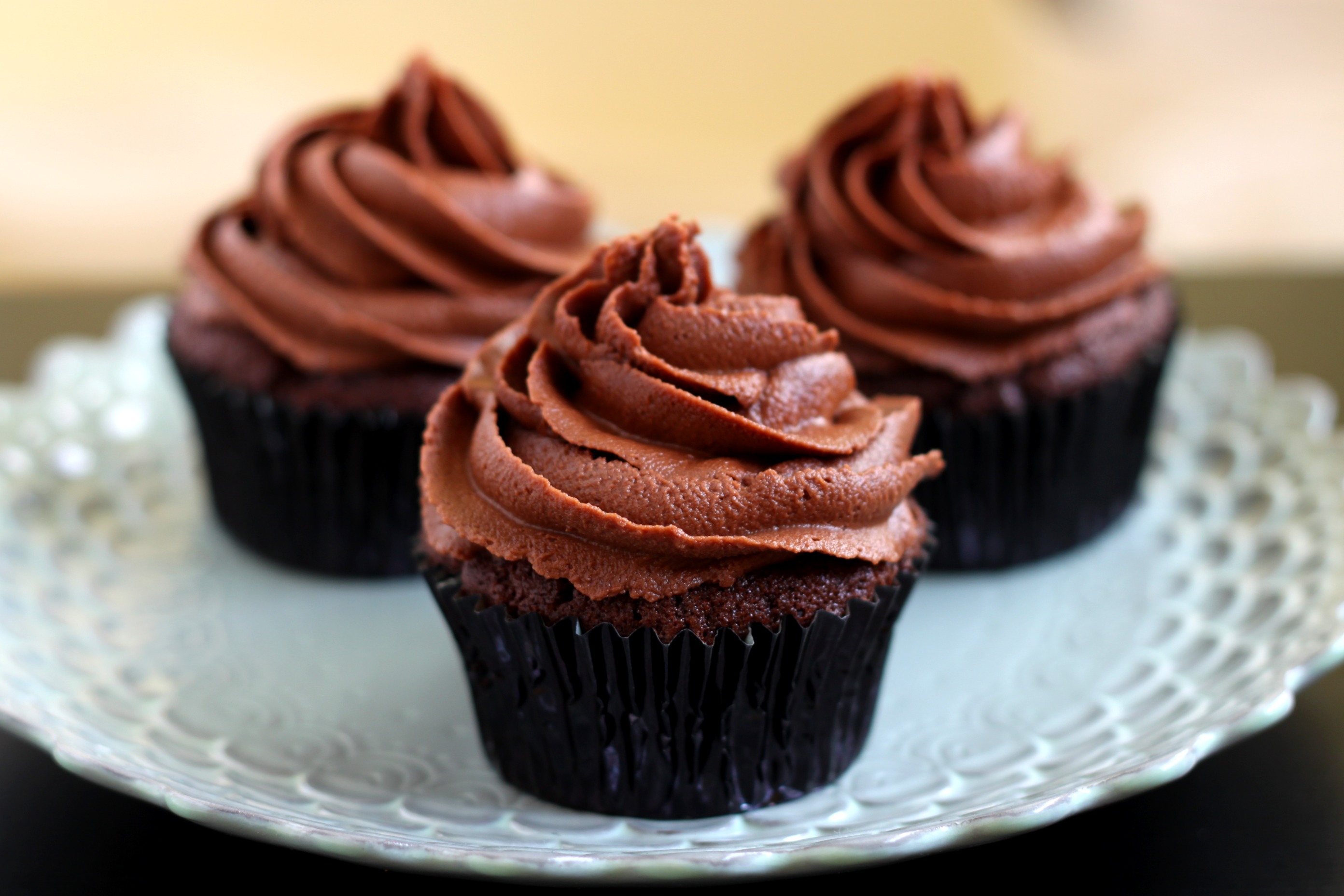 Chocolate Nutella Cupcakes