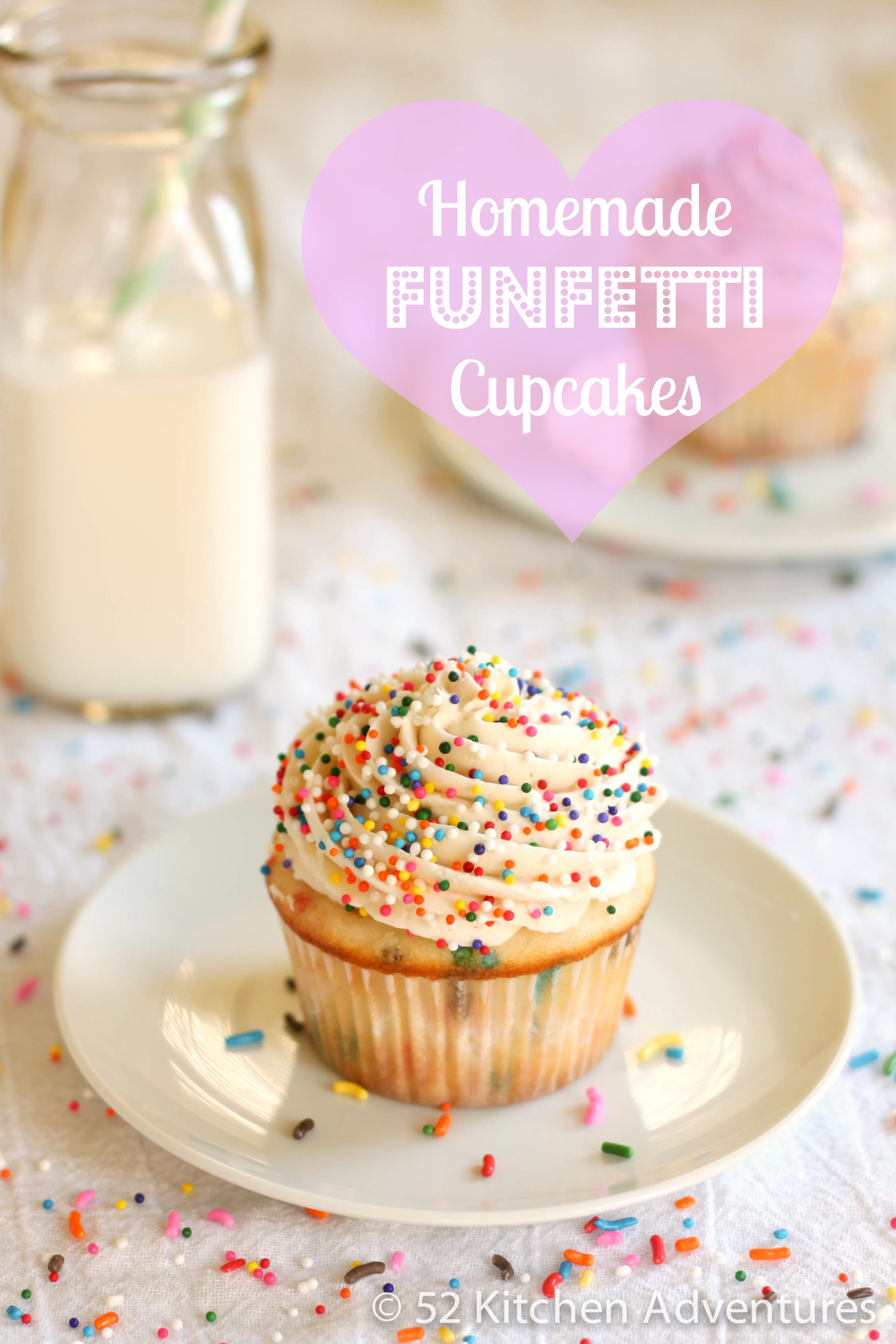 Homemade Funfetti Cupcakes