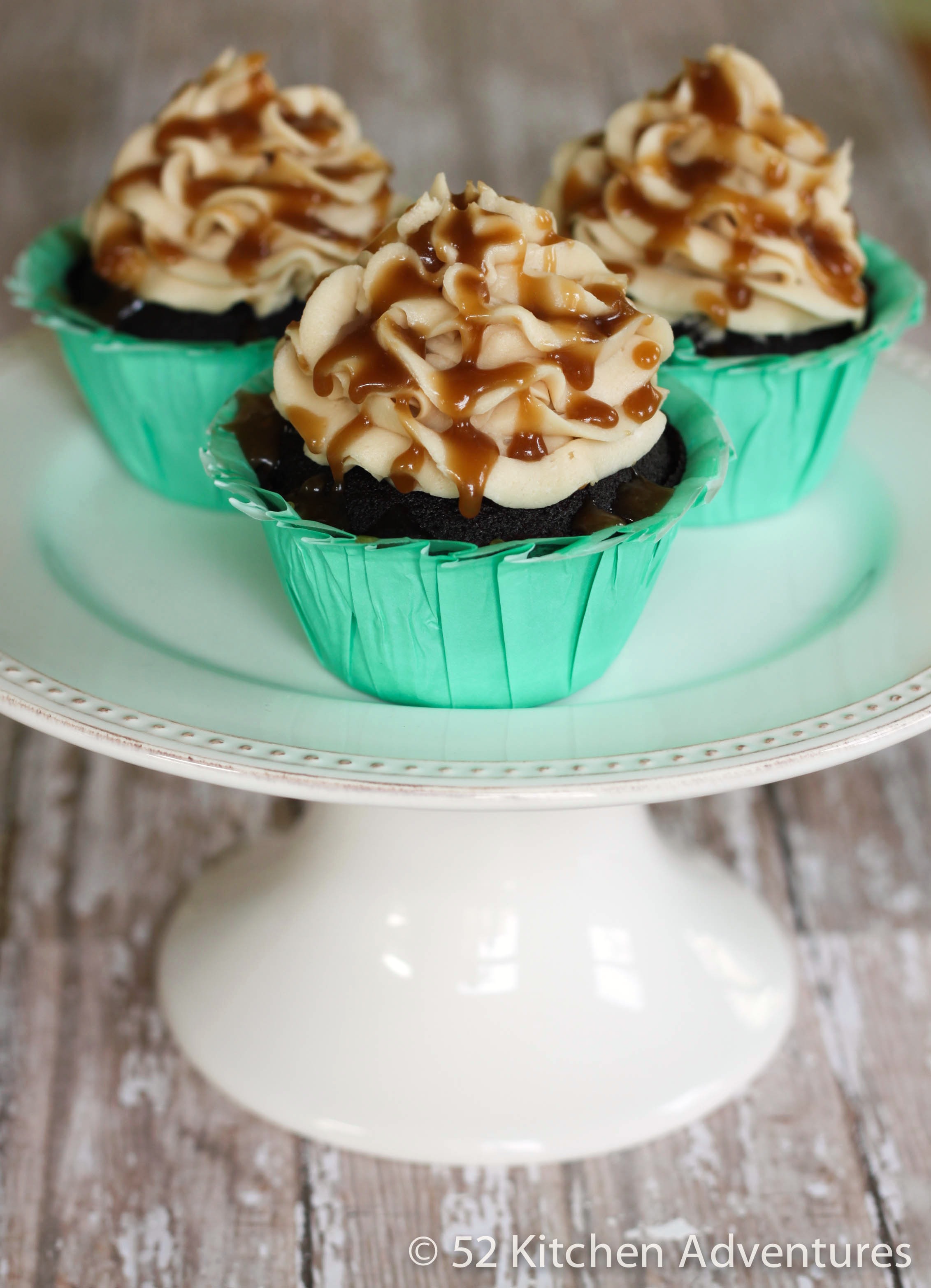 Chocolate Salted Caramel Cupcakes