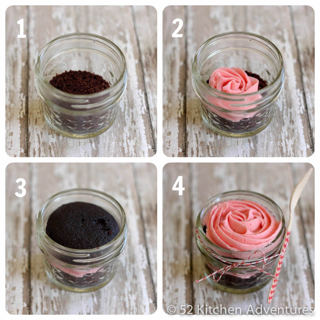 Create a cupcake in a jar