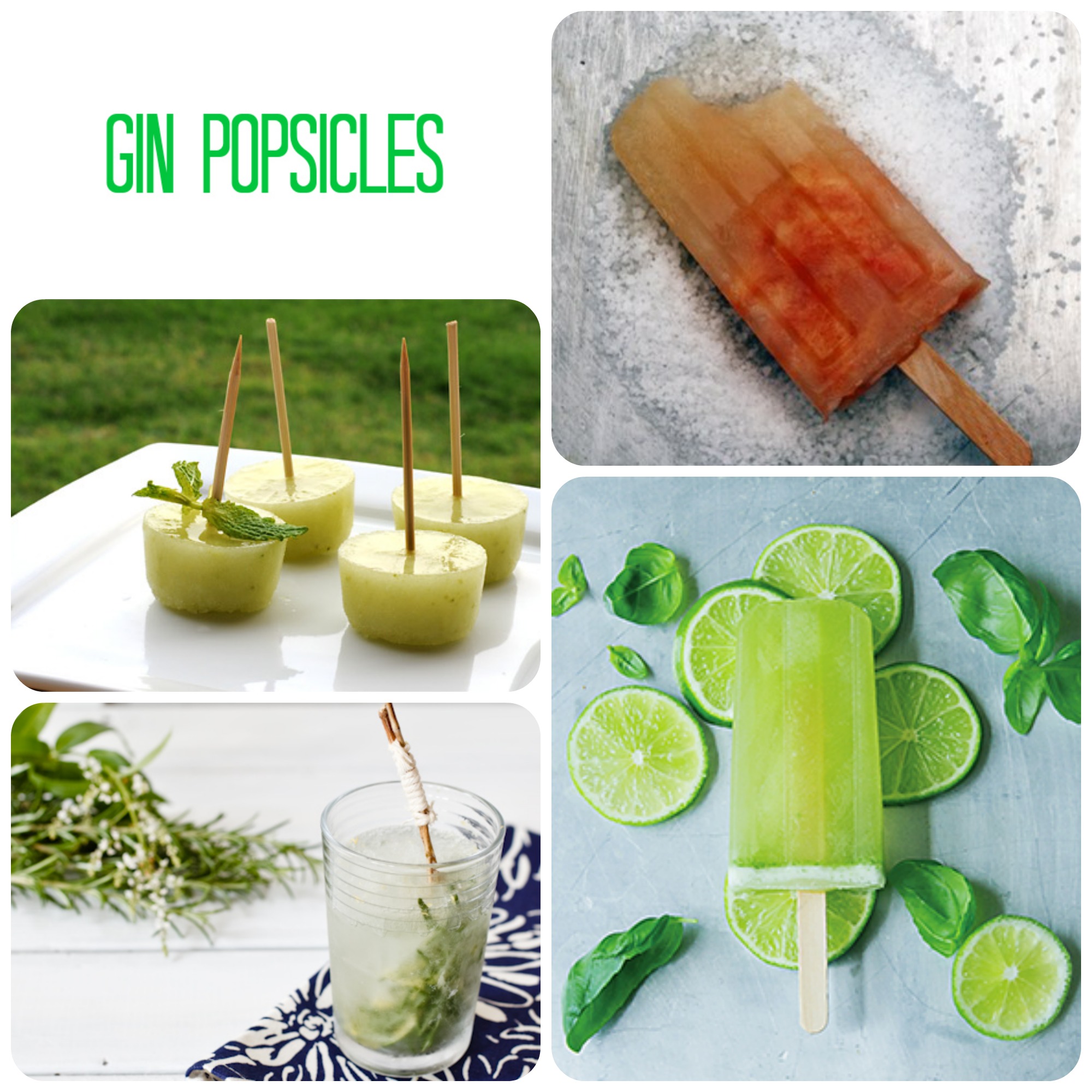 Gin Popsicles