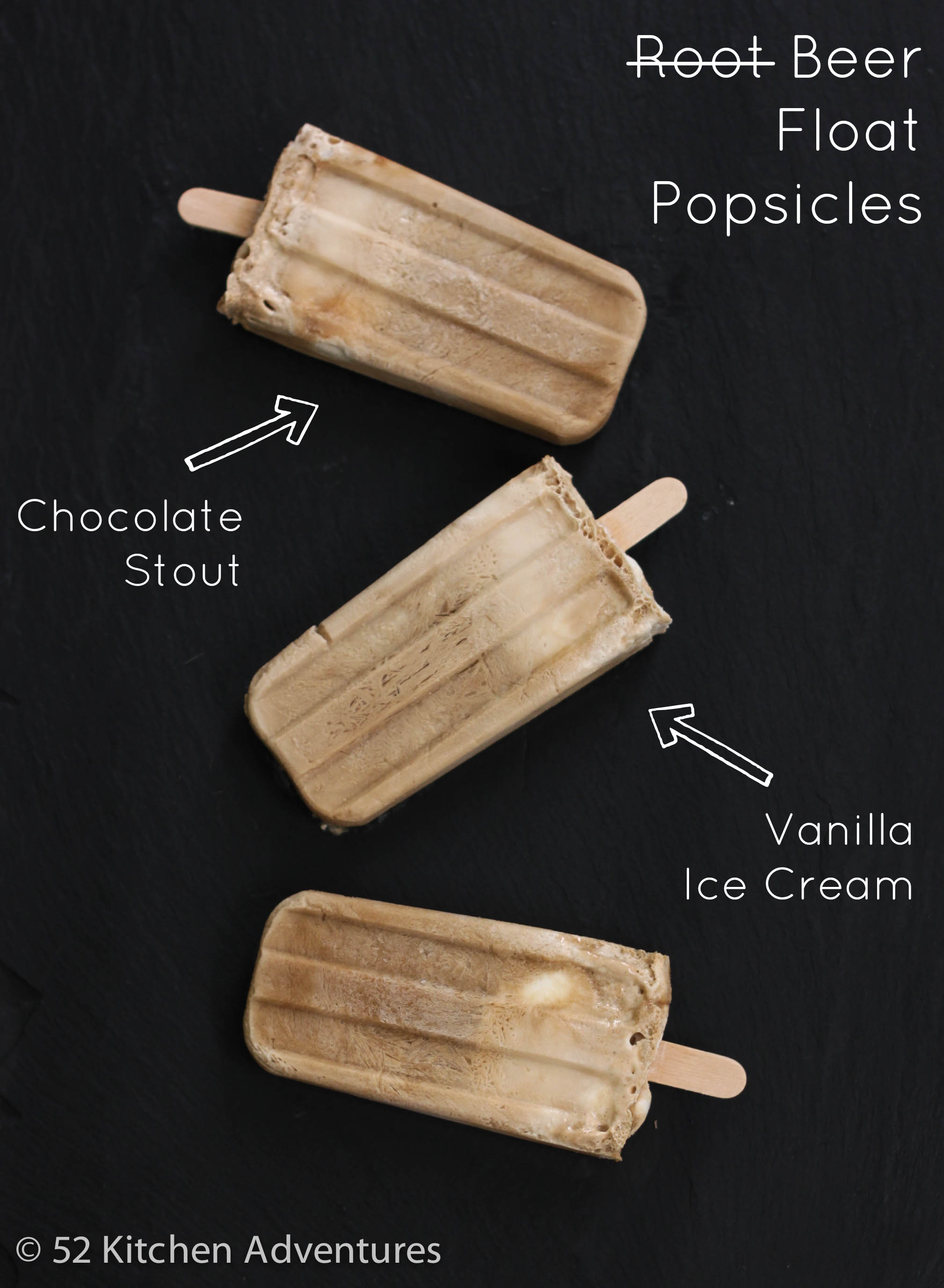 Stout Beer Float Popsicles