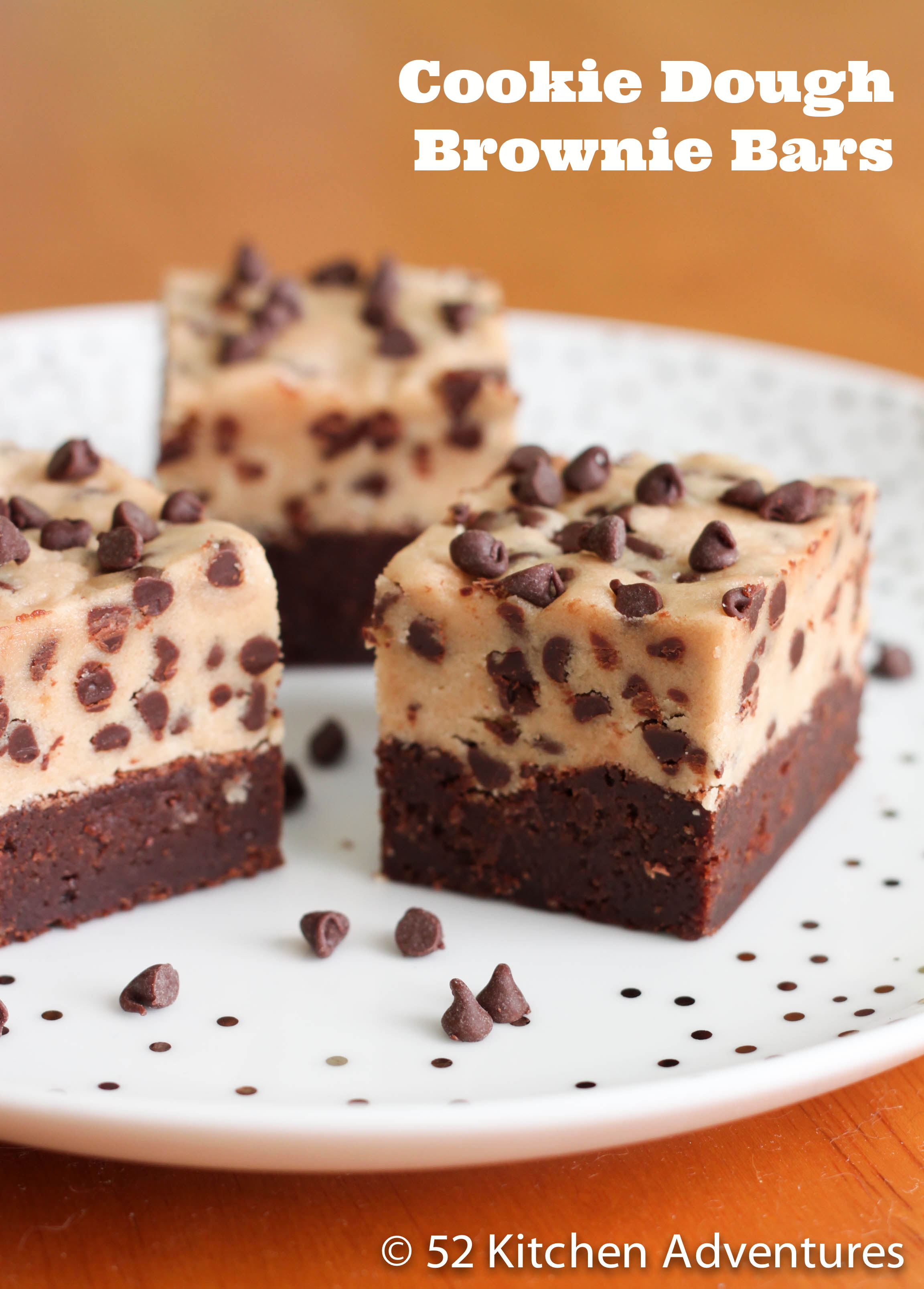 Cookie Dough Brownie Bars