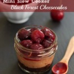 Mini Black Forest Cheesecakes