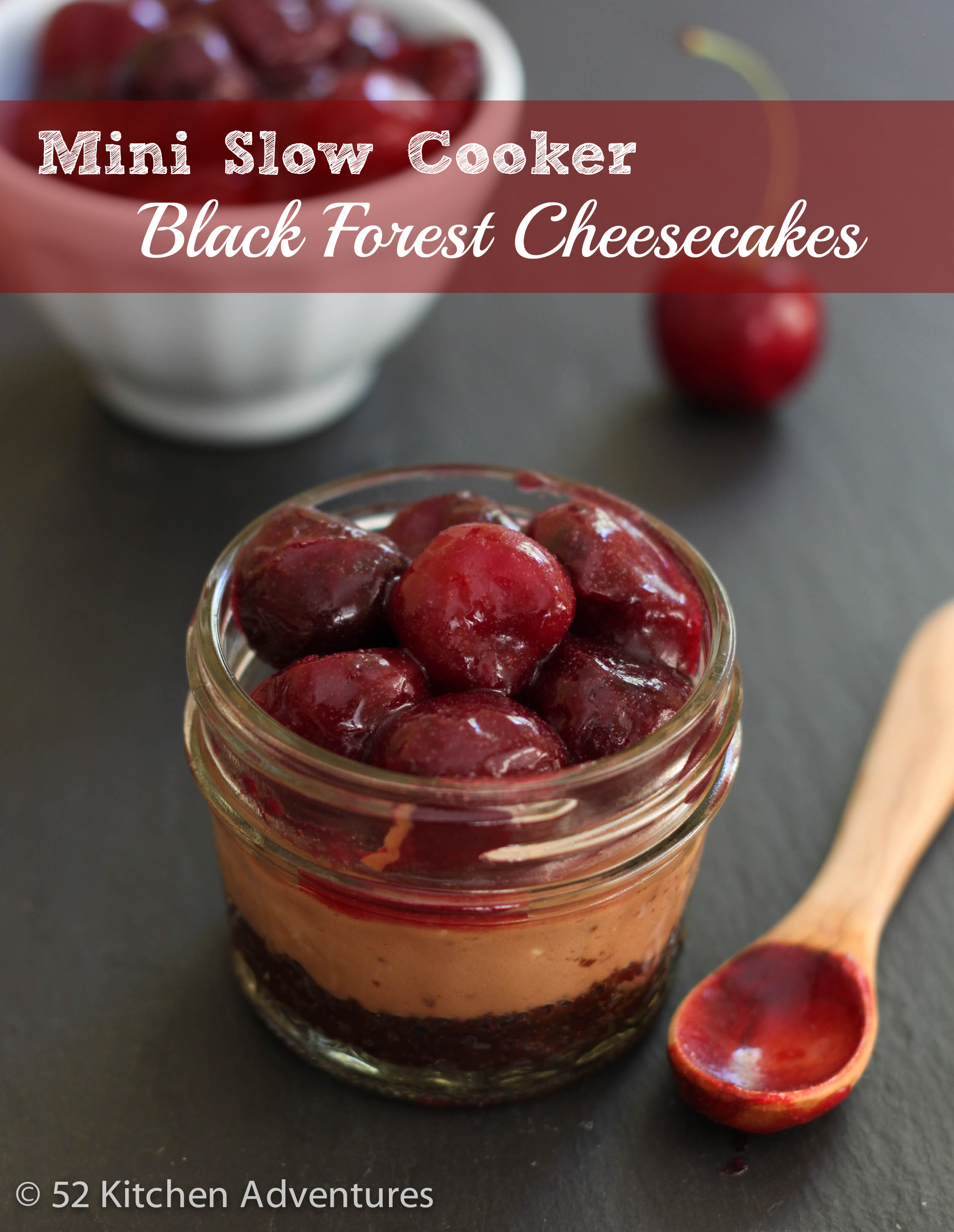 Mini Black Forest Cheesecakes