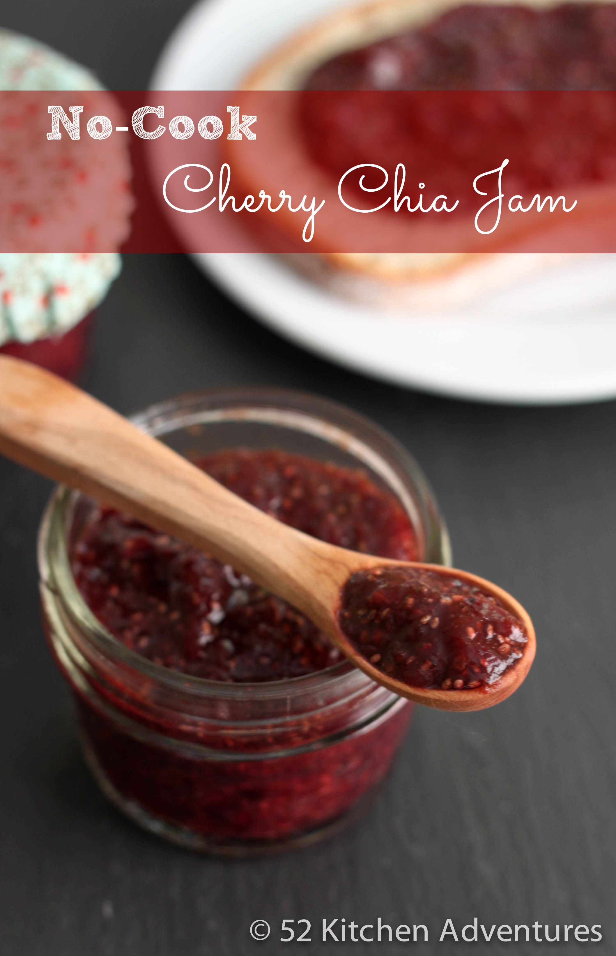 No-Cook Cherry Chia Jam