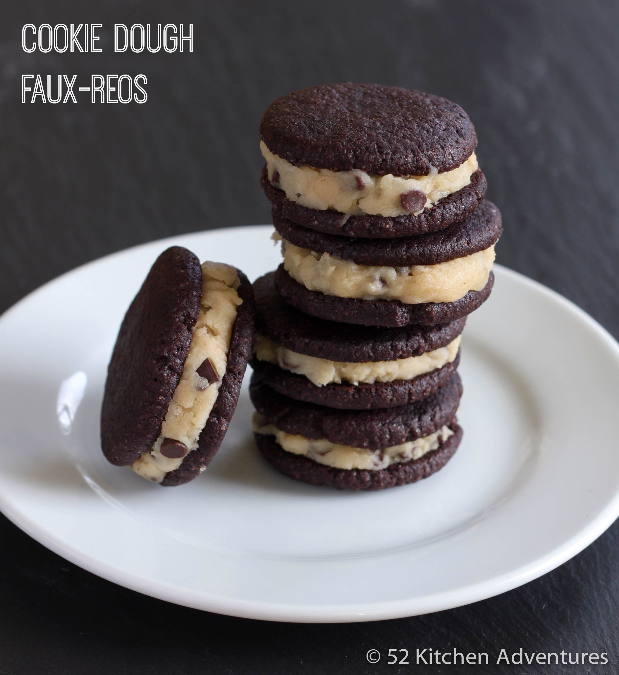 Homemade Cookie Dough Oreos 1