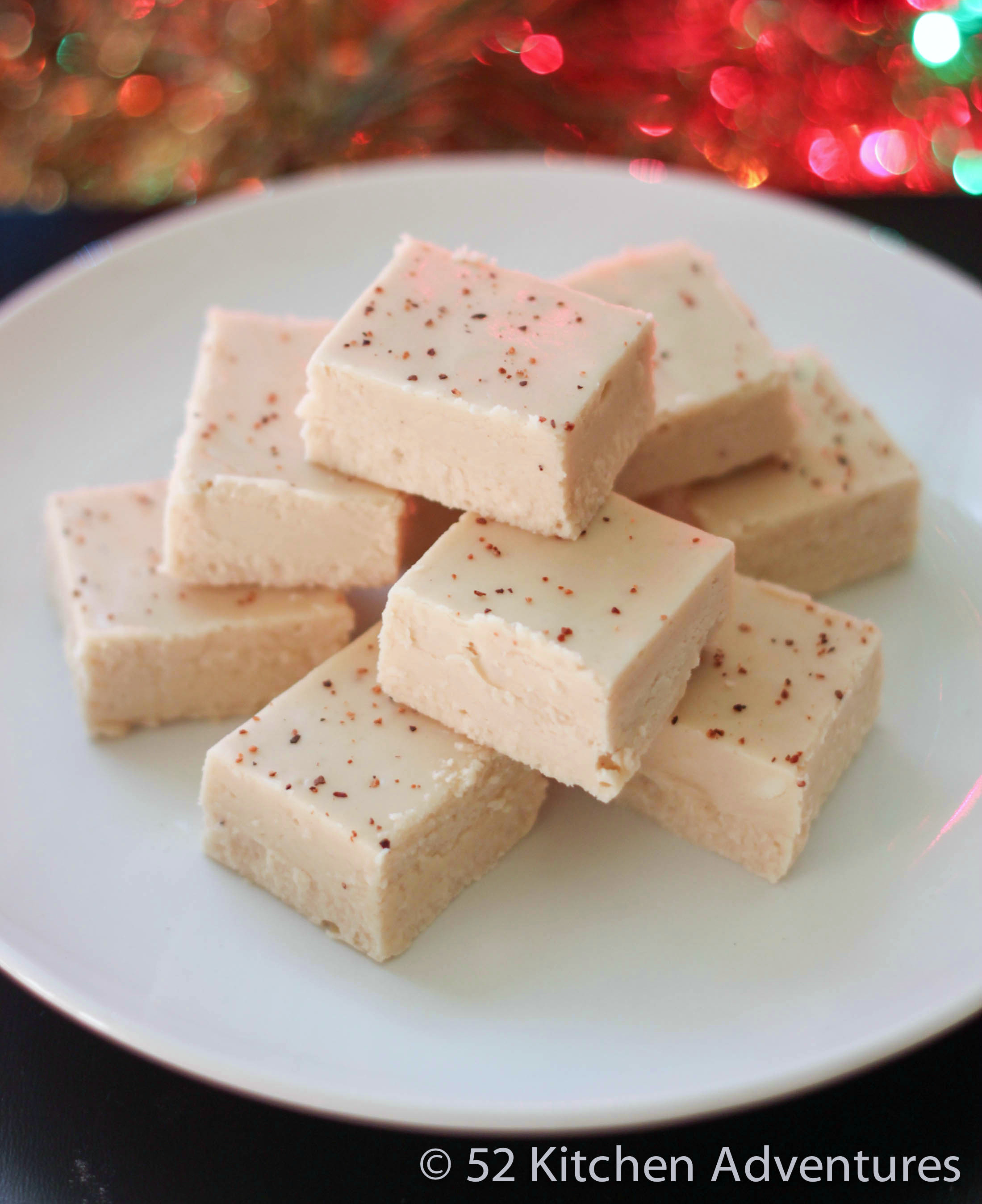 Eggnog Fudge